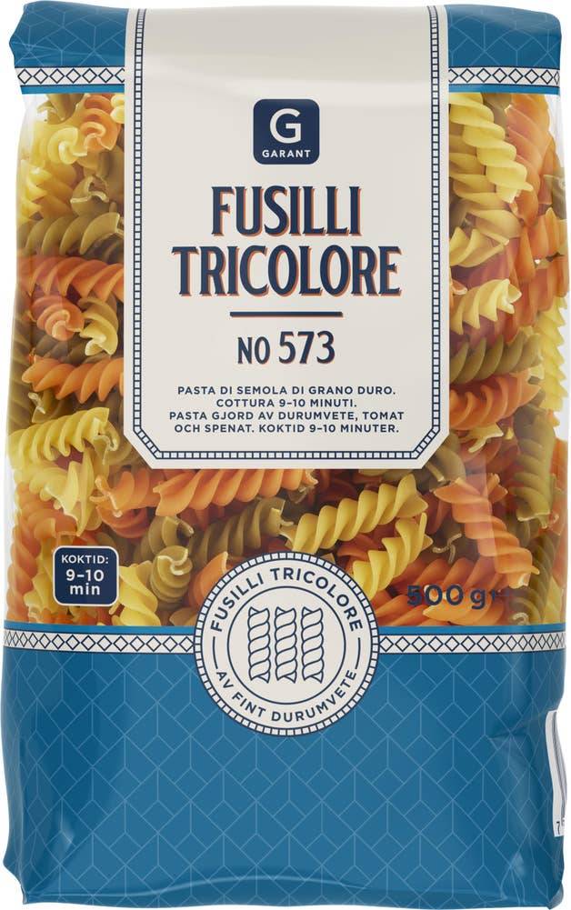 Pasta Fusilli Tricolore