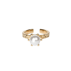 Emma Israelsson - Pearl Princess Ring Gold