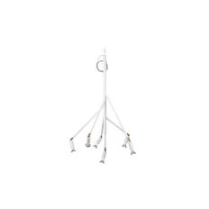 Kvist 6 taklampa, vitstruktur 67,5cm