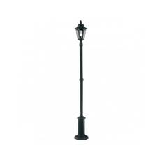 PARISH Udendørs lampemast i aluminium og glas H200 cm 1 x E27 - Sort/Klart