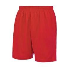 Sportshorts med fickor | Herr - Röd - L