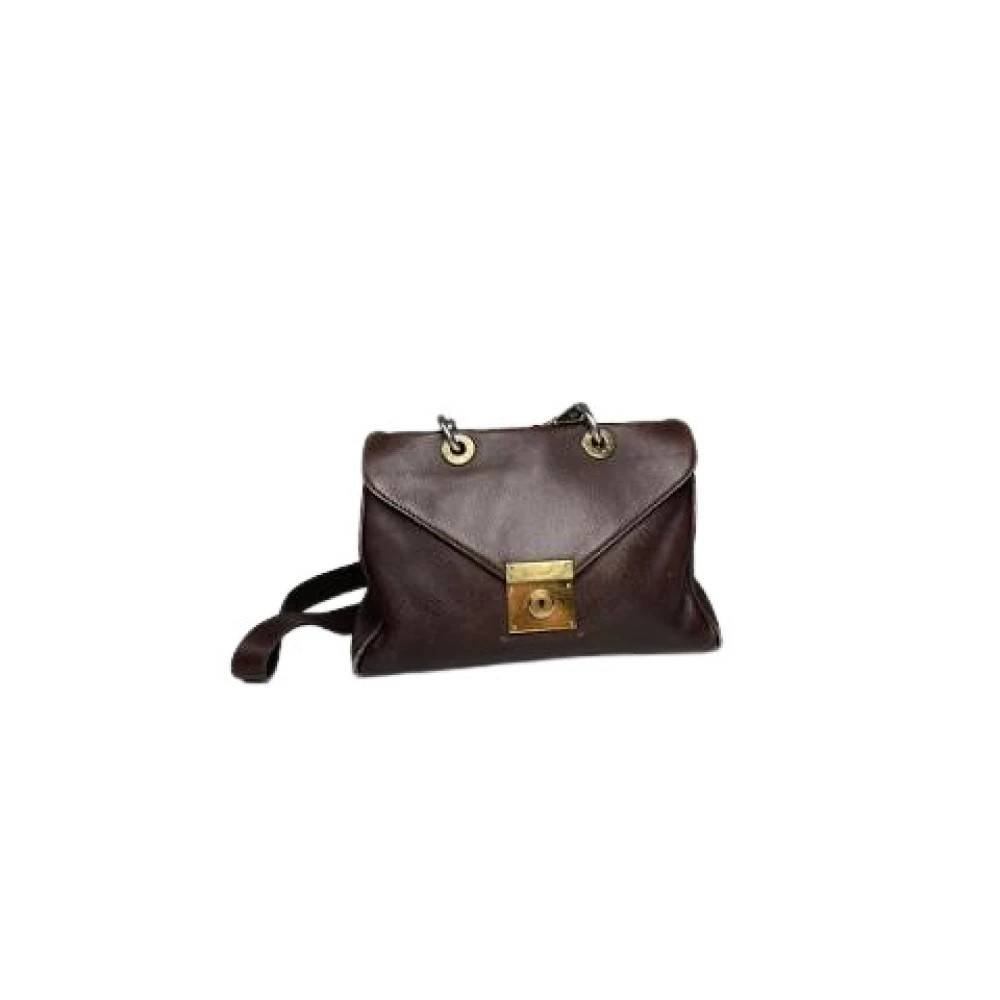Jil Sander Pre-owned - Pre-owned Leather Handbag Vintage - Dam - ONE Size - Läder
