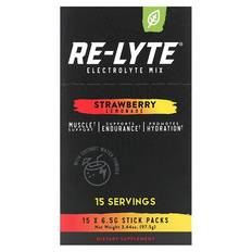 Redmond Trading Company  Re-Lyte  Electrolyte Mix  Strawberry Lemonade  15 Stick Packs  0.23 oz (6.5 g) Each