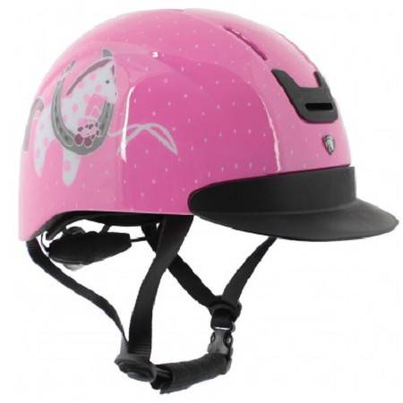 Horka Horsy Ridhjälm Barn Rosa 48-52cm