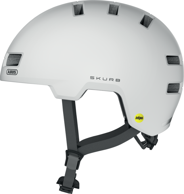 ABUS Skurb MIPS Hjälm Vit, MIPS / 52-56