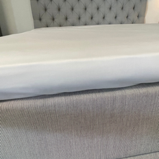 Cool Natures - Tencel Kuvertlagen med elastik - Hvid - 140 x 200 x 25