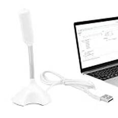 USB-mikrofon - Plug Play Desktop Mic för PC, Laptop, | Långvarigt klart ljud USB-kondensatormikrofon för spel, podcasting, röstinspelning, streaming och innehållsskapande