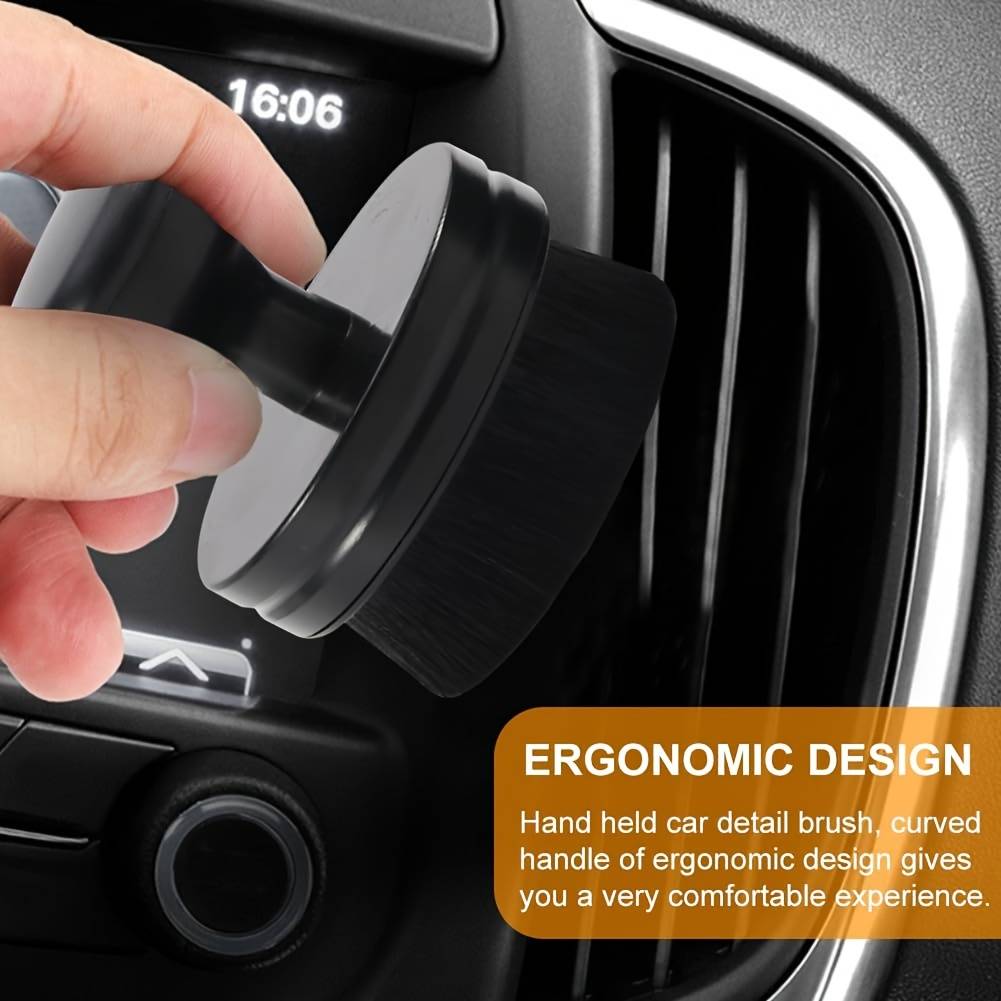 TEMU Car Detailing Washing And Maintenance Tool Tire Cleaning Dusting Brush Soft Bristle Brush