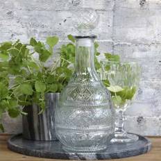 Chic Antique Carafe with Pattern