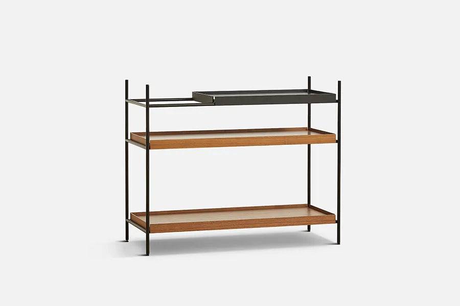 Tray Shelf, lav fra Woud Black: 1 short - Walnut: 2 wide - Jacobsen Plus