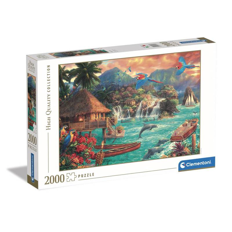 Clementoni - 32569 Collection Puzzle - Island Life - Puzzle 2000...