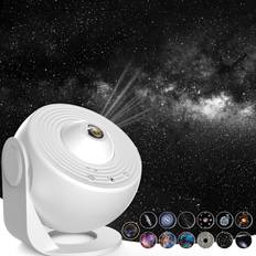 Stjernehimmelsprojektor planetariumsprojektor stjernehimmelsprojektor galakse loft loft voksen 12 diske 360° roterende natlys