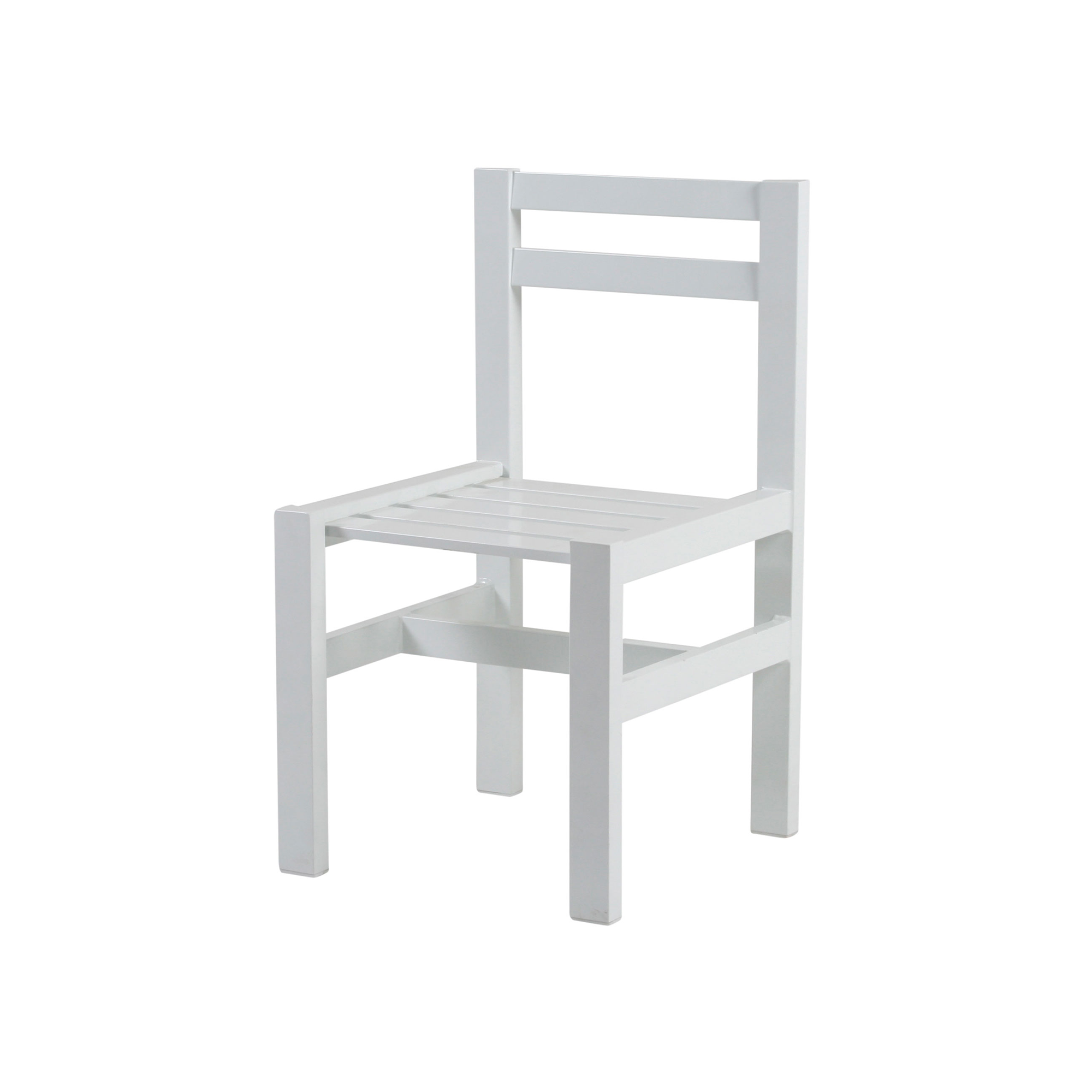 Fri Form - Stol Aluminium - Vit - Matstolar utomhus - Elsa Stackelberg - Metall