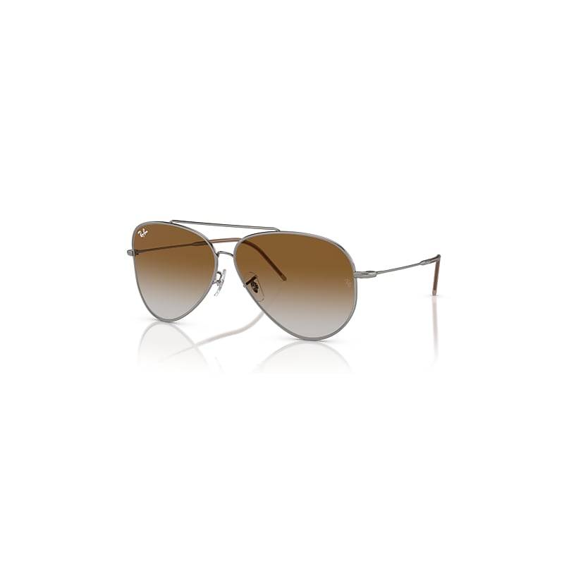 Ray-Ban AVIATOR REVERSE Solglasögon Blågrå Montura Brun Lentes 62-11