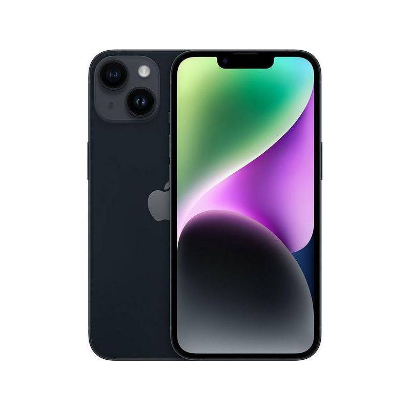 iPhone 14 128 GB Midnat - Brugt - Rimelig stand.