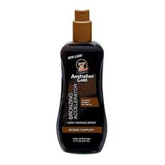 Dark tanning Accelerator with bronzers spray – Australian Gold