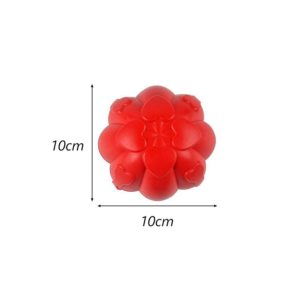 Indestructible TPR Dog Chew Toy for Aggressive Chewers - Love Ball / As the pictures / SPC (As the pictures)