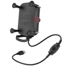 RAM Mounts Tough-Charge Mobilholder Med Trådløs Oplader Vandtæt