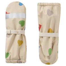 Kuling Vilnius Fodrade Regnvantar Rainbow Hearts 6-8 Y  Vit  6-8 år  Unisex