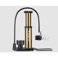 Wheelup fotpedal pump mountainbike cykel elbil pedal barometer luftpump pump - Gyllene