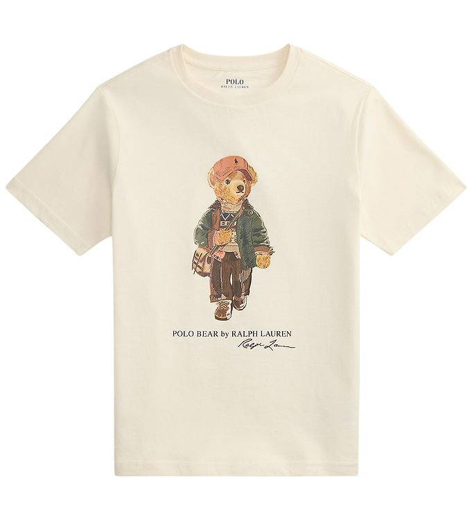 Polo Ralph Lauren T-shirt - Gods Cream - Polo Ralph Lauren - 8 år (128) - T-shirt