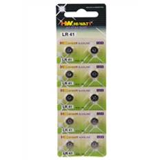 10 Stk. Knap batteri LR41