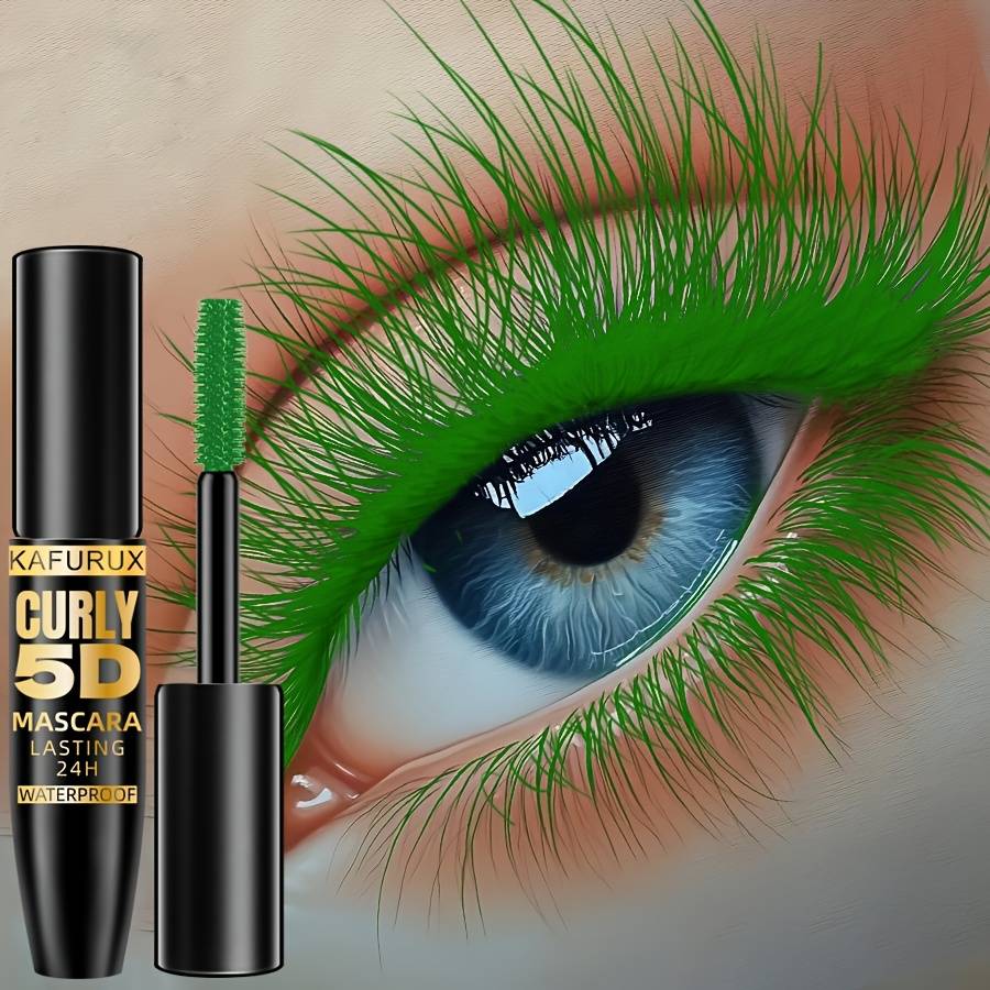 TEMU 1pc Eye Makeup, Color Mascara, Waterproof, Spring And Summer Elegant , Portable Travel Makeup, Sweatproof, Long And , Up, Suitable For Beginner, Long Lasting