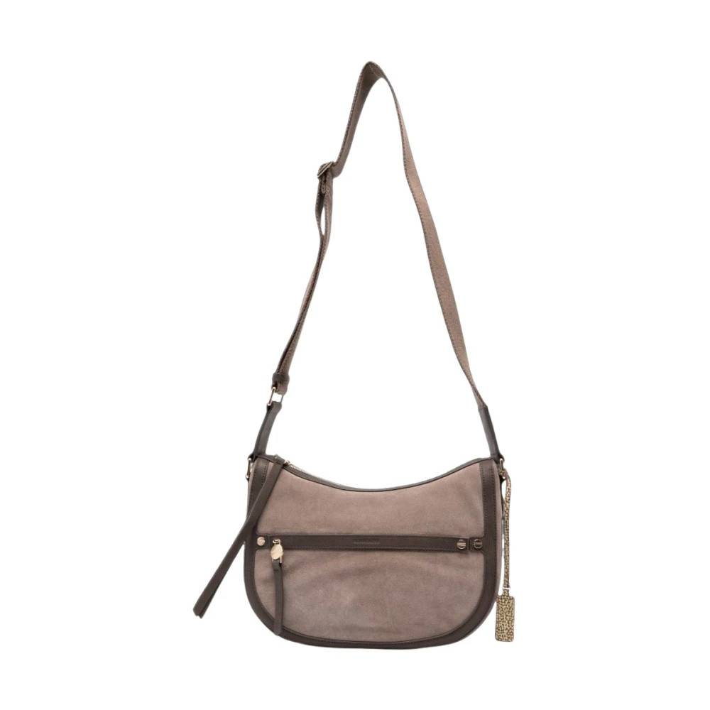 Borbonese Luna Taske Lille - Tasker - Dame - Brun - ONE SIZE - Bomuld