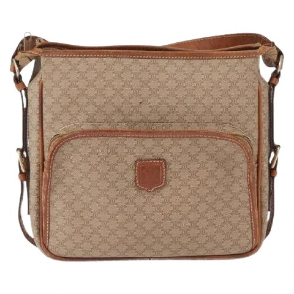 Celine Vintage - Pre-owned Canvas Cross Body Bag Vintage - Dam - ONE Size -