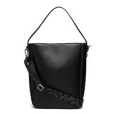 Marimekko GRATHA TOTE - Bucket bags - BLACK / black