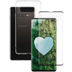 Gennemsigtigt mobil cover og skærmbeskytter | PanzerGlass™ | Samsung Galaxy S10+