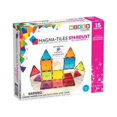 Magna-Tiles Magnetisk Legetøj - Star Dust Glimmer og Spejle - 15 dele