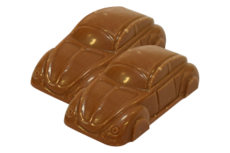 Choklad VW-Bilar (Ej tillsatt socker) (Vikt: 100g)