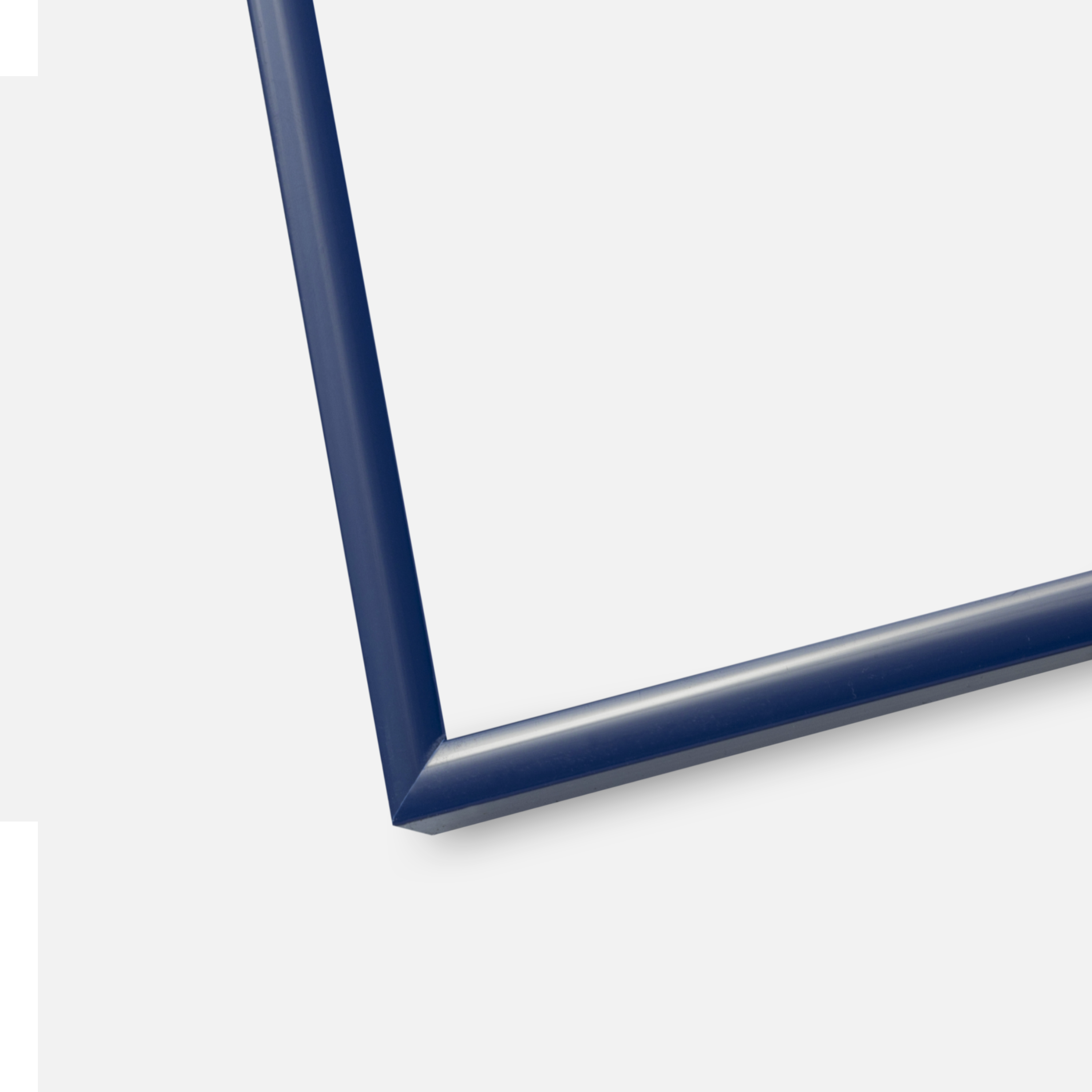 Ram New Lifestyle Glas Blå 60x80 cm - Dubbel Passepartout Vit 50x70 cm