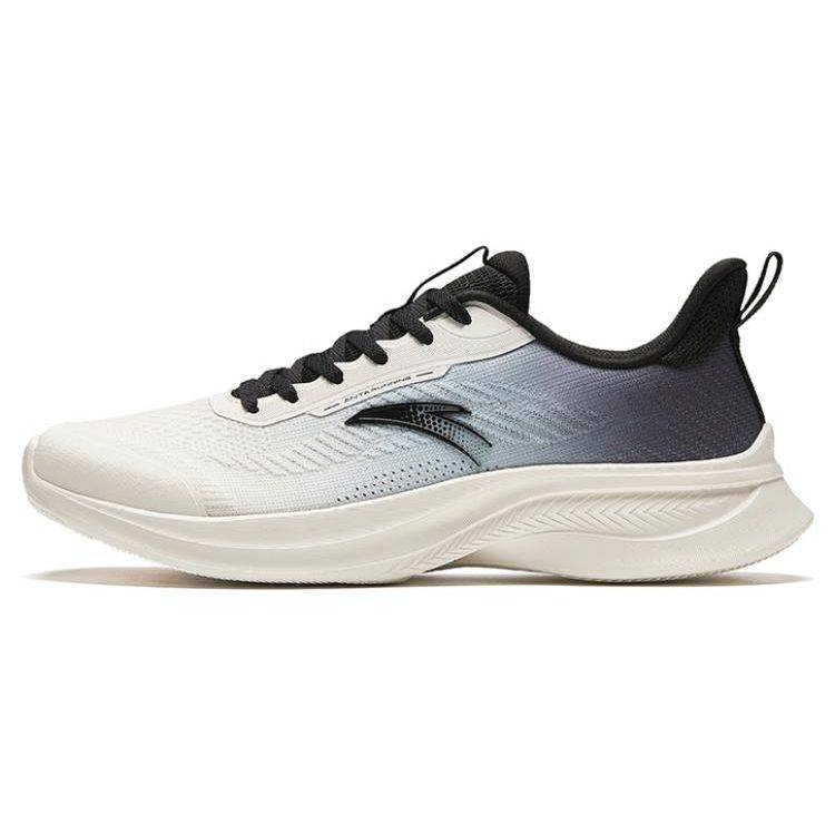 Anta Cloud Boundary Lightweight Low-Top Running Shoes Men sneakers White Black 912415521-4 40.5