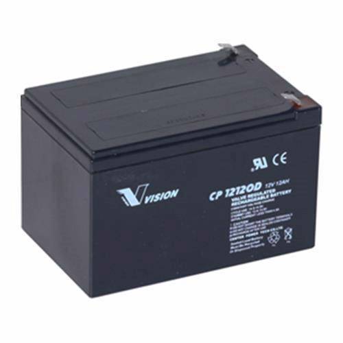 Vision CP12120 Blybatteri 12V 12Ah