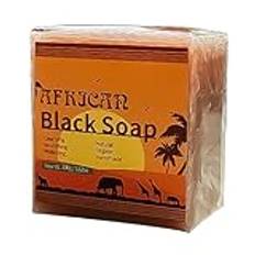Svart afrikansk tvålbar - Fläckborttagningstvål - Moisturizing Deep Clean Artisan Raw Bathing Black African Soap Ba For Face & Body Wash