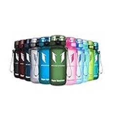 Super Sparrow Sport Vattenflaska - 350ml - Giftfri BPA-Fri och Miljövänlig Tritan Co-polyesterplast - för Löpning, Gym, Yoga, Utomhus och Camping