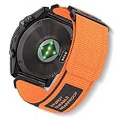 SumRioo QuickFit 26 mm armband för Garmin Fenix 7X Pro Solar/Fenix 7X Pro/Fenix 7X/Fenix 6X Solar/Fenix 6X Pro/Fenix 6X/5X, nylon ersättningsklockarmband för Garmin Instinct 2X/Instinct 2X Solar –