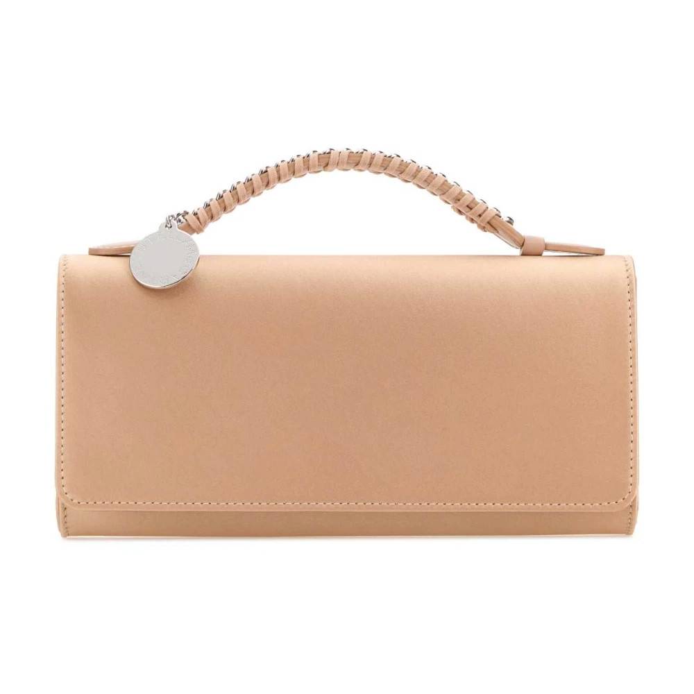 Stella McCartney Falabella Satin Drawstring Crossbody Bag - Tasker - Dame - Lyserød - ONE SIZE - Satin