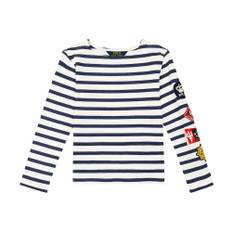 Polo Ralph Lauren Kids Striped cotton top - blue - Y 5