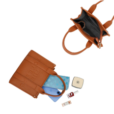 ELIN TOTE BAG SMALL COGNAC