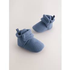 Next Navy Baby Touch Fastening Slipper Boots (0-2mths)