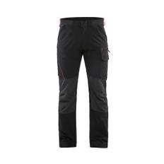 Blåkläder 1422-1645 Servicebyxa 4-vägsstretch Svart/Röd C54 - Mörk olivgrön/Svart (C146)