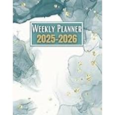 Weekly planner 2025-2026: 1st January 2025 to December 2026, Two year calander, 8.5x11 inches, |Theme: Simple |