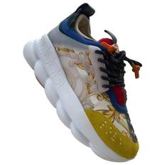 Versace Chain Reaction leather trainers