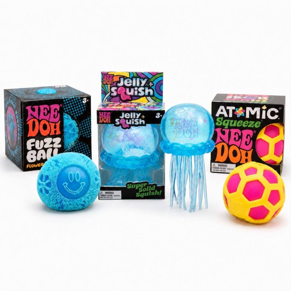 Nee Doh Fuzz Ball Series Desktop Decompress Ornament Stress Relief Toys Suitable For Under Pressure Fun Soft Stress Ball Gifts