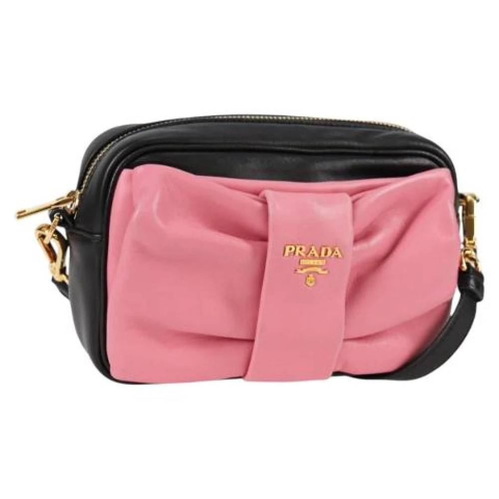Prada Vintage Pre-owned Laeder prada-tasker - Vintage - Dame - Sort - ONE SIZE - Uld