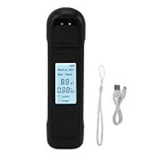 TOPINCN Digital Alcohol Tester, Portabel Breathalyzer LCD-skärm, USB-laddning Bärbar Automatisk Avstängning Breath Alcohol Tester (Svart)