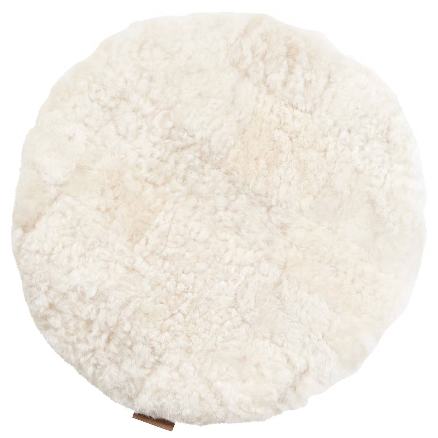 Stolsdyna Fårskinn Creme 38 cm vadderad